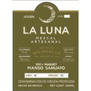 La Luna Mezcal Manso Sahuayo