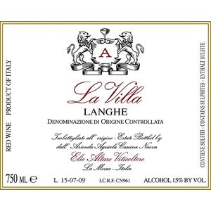 2017 Elio Altare Langhe La Villa
