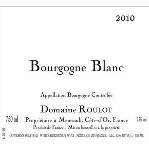2010 Domaine Roulot Bourgogne Blanc