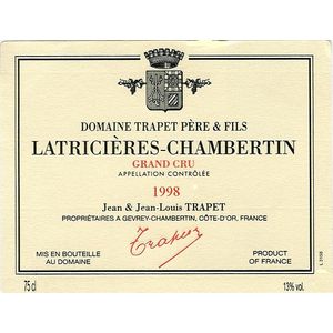 1997 Domaine Trapet Père et Fils Latricières-Chambertin