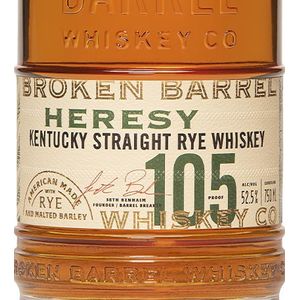 Broken Barrel Whiskey Co. Heresy Rye Whiskey