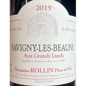 2019 Domaine Rollin Père et Fils Savigny-lès-Beaune Aux Grands Liards