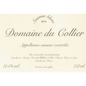 2013 Domaine du Collier Saumur Blanc