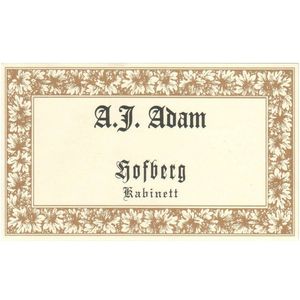 2020 A.J. Adam Hofberg Riesling Kabinett