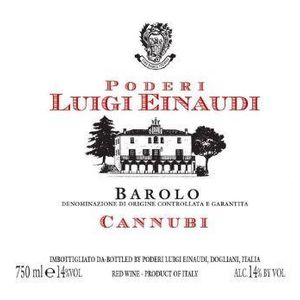 2018 Poderi Luigi Einaudi Barolo Cannubi