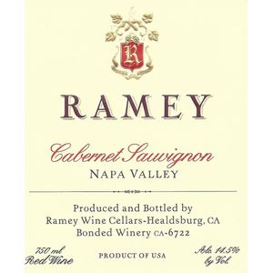 2012 Ramey Wine Cellars Napa Valley Cabernet Sauvignon