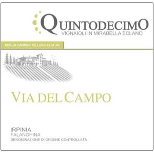 2021 Azienda Agricola Quintodecimo Irpinia Falanghina Via del Campo
