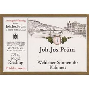 2021 Weingut Joh. Jos. Prüm Wehlener Sonnenuhr Riesling Kabinett