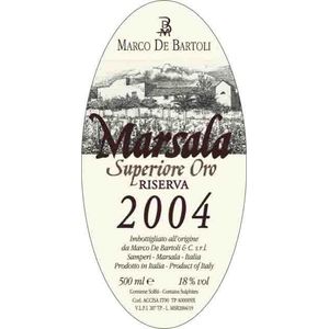 2004 Marco de Bartoli Marsala Superiore Oro Riserva