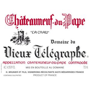 1986 Domaine du Vieux Telegraphe Châteauneuf-du-Pape Rouge La Crau