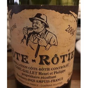 1990 Gallet Henri et Philippe Côte-Rôtie