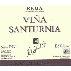 2009 Viña Santurnia Rioja Gran Reserva