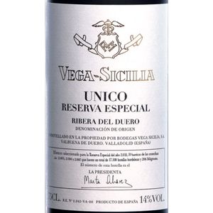 Bodegas Vega Sicilia Único Reserva Especial [Vintage Blend: 2005, 2006, 2007]