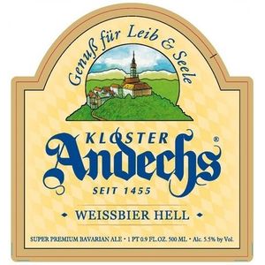 Klosterbrauerei Andechs Weissbier Hell
