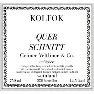 2021 Kolfok Quer Schnitt Grüner Veltliner & Co.