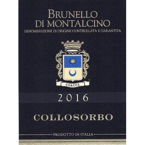 2018 Collosorbo Brunello di Montalcino