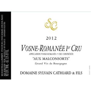 2012 Domaine Sylvain Cathiard & Fils Vosne-Romanée Aux Malconsorts