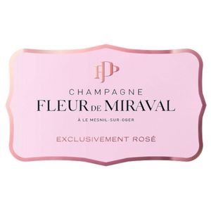 Fleur de Miraval Champagne Exclusivement Rosé Édition 2