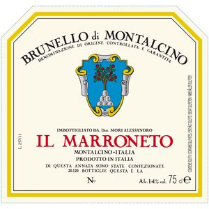 2017 Il Marroneto Brunello di Montalcino