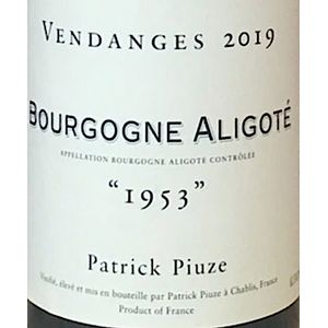 2020 Patrick Piuze Bourgogne Aligoté "1953"