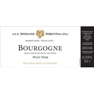 2020 Domaine Forey Père et Fils Bourgogne Pinot Noir