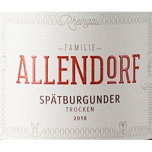 2018 Weingut Fritz Allendorf Spätburgunder Trocken