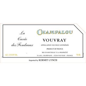 2021 Champalou Vouvray La Cuvée des Fondraux
