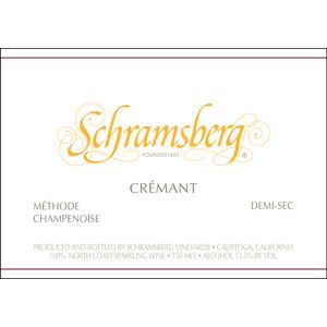 2018 Schramsberg Crémant Demi-Sec