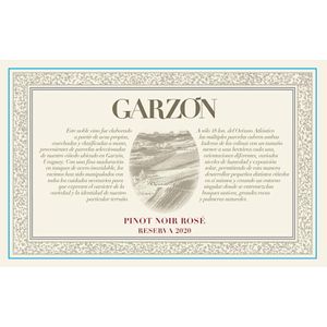 2020 Bodega Garzón Pinot Noir Rosé Reserva