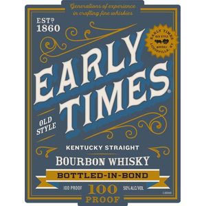 Early Times Bottled in Bond Kentucky Straight Bourbon Whiskey