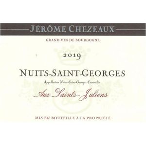 2019 Domaine Jérôme Chezeaux Nuits-St-Georges Aux Saints-Juliens