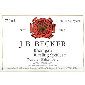 2018 J.B. Becker Wallufer Walkenberg Riesling Spätlese
