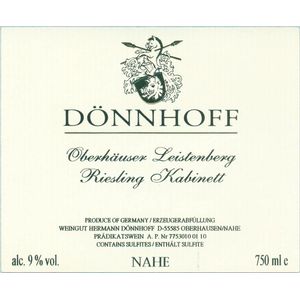 2021 Weingut Hermann Dönnhoff Oberhäuser Leistenberg Riesling Kabinett