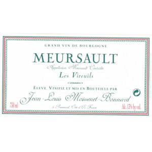 2020 Domaine Bonnard Moissenet Meursault Les Vireuils