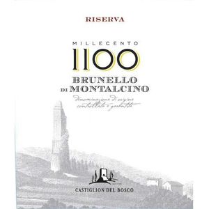 2016 Castiglion del Bosco Millecento 1100 Riserva Brunello di Montalcino