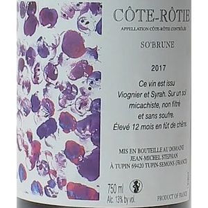2017 Domaine Jean-Michel Stephan Côte-Rôtie So'Brune