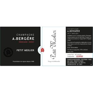 A. Bergère Petit Meslier Blanc des Blancs Extra Brut