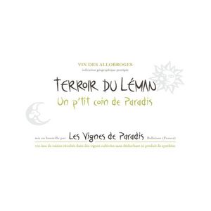 2019 Les Vignes de Paradis Terroir du Léman Un P'tit Coin de Paradis