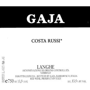 2000 Gaja Langhe Costa Russi