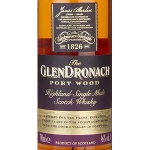 GlenDronach Port Wood 10 Year Old Highland Single Malt Scotch Whisky
