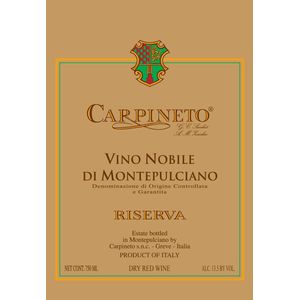 2013 Carpineto Vino Nobile di Montepulciano Riserva