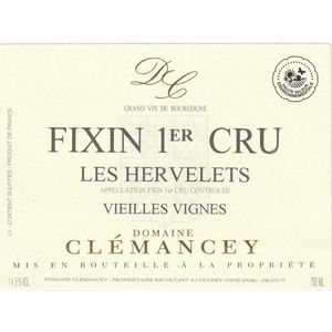 2019 Domaine Clémancey Fixin Les Hervelets Vieilles Vignes