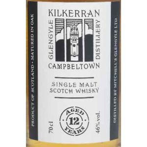 Kilkerran Aged 12 Years Campbeltown Single Malt Scotch Whisky