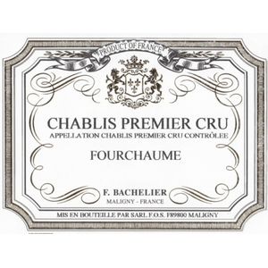 2019 Domaine Bachelier Chablis Fourchaume