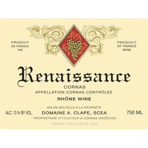 2012 Domaine Auguste Clape Cornas Renaissance