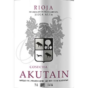 2019 Bodega Akutain Rioja Cosecha
