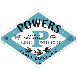 Powers Three Swallow Irish Whiskey