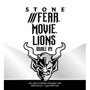 Stone Brewing Fear. Movie. Lions