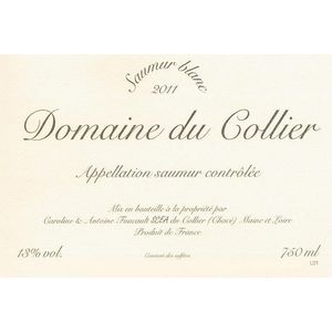 2011 Domaine du Collier Saumur Blanc
