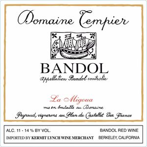 2020 Domaine Tempier Bandol La Migoua